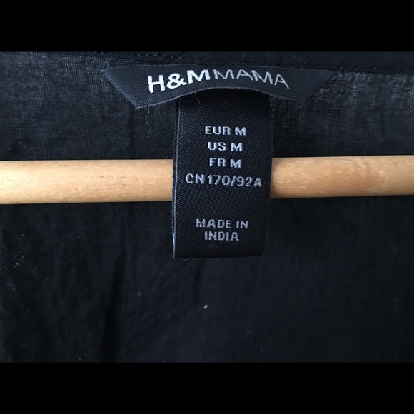 H&M maternity black top - Picture 2 of 4